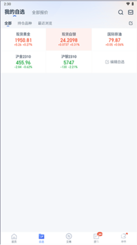 口袋贵金属app