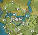原神轻策庄岩神瞳位置
